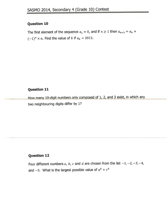 新闻资讯 - SASMO新加坡数学奥赛官网